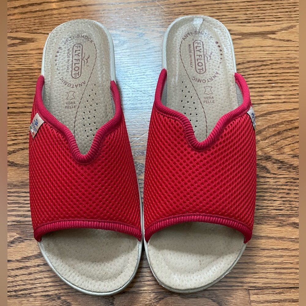 Fly Flot Women's Red Sandals - 39/US 8.5